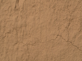 texture of a clay wall form a mud house