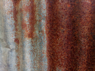 rust on Zinc sheets