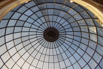 ceiling of modern building