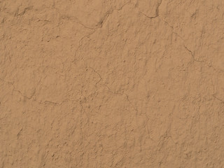 texture of a clay wall form a mud house