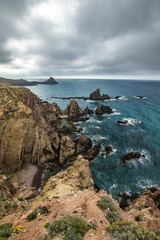Fototapeta na wymiar Cabo de gata and Arrecife de las sirenas