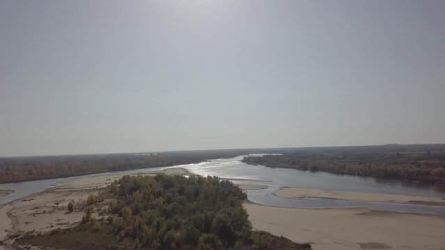 Wisła i ujście rzeki Świder