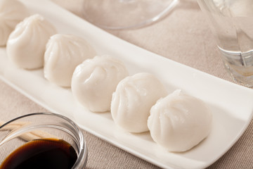 Fototapeta na wymiar Chinese dumplings dim sum