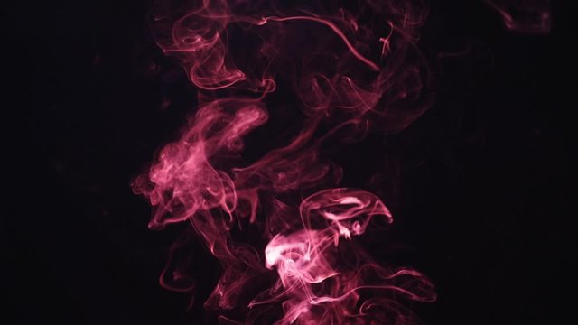 Incense stick smock on dark background 