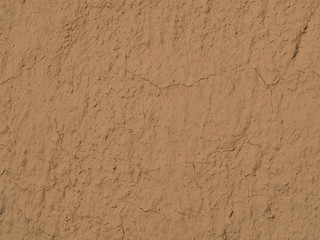 texture of a clay wall form a mud house