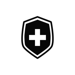 shield icon vector flat style collection