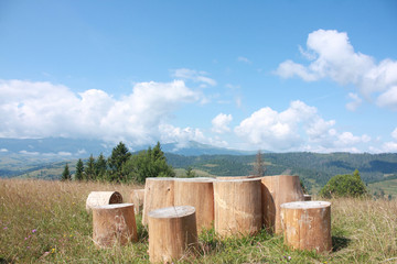 Obraz premium Carpathian landscapes. Forests and mountains of the Carpathians.