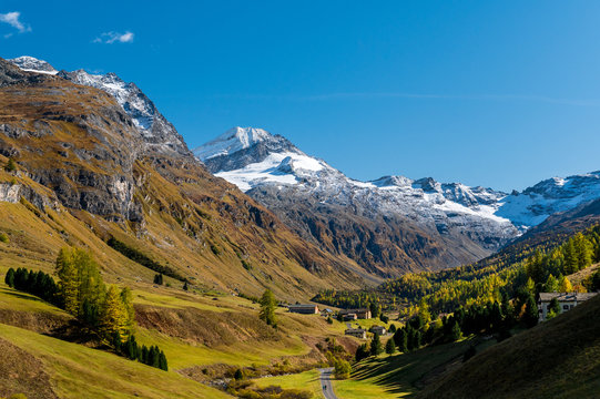 Piz Tremoggia at the End of Val Fex