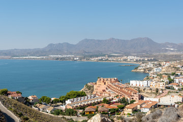 View from the Castle of San Juan de los Terreros, Pulpí, in Almería.