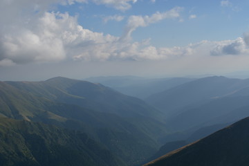 aerial view of mountains