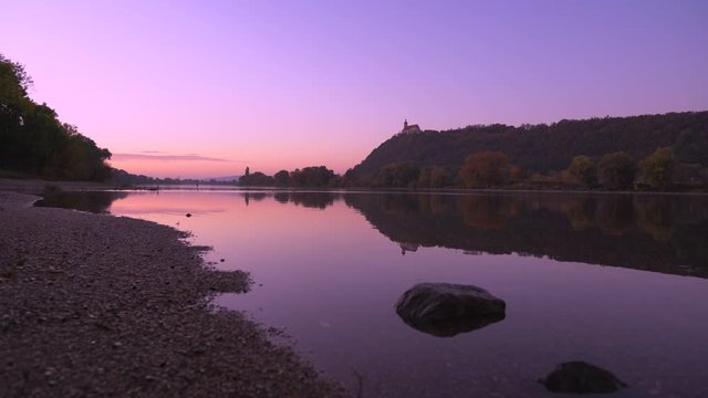 Bogenberg an der Donau im Sonnenuntergang | Stadt Bogen | Straubing | Niederbayern