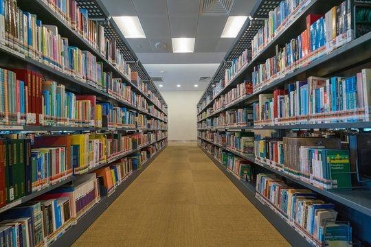 Fototapeta Interior of library