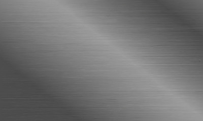 Brushed stainless steel vector pattern. metal background