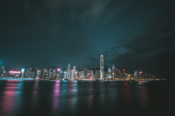 Obraz na płótnie Canvas Hong Kong Victoria Harbor landscape