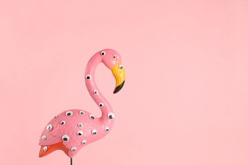 freak pink plastic flamingo