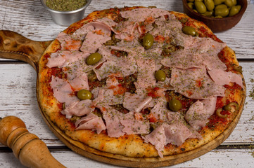 pizza de jamon