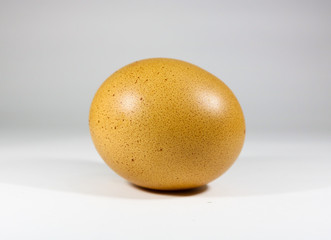 golden egg isolated on white background