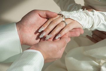 結婚式　指輪の交換