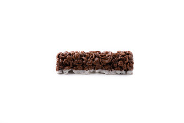 chocolate stick on isolated white background
