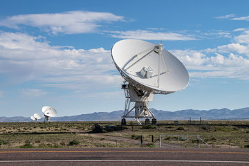 Radio telescopes in the desert