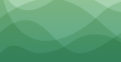 green wavy background illustration