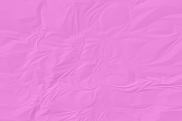 Fototapeta premium crumpled pink paper background close up