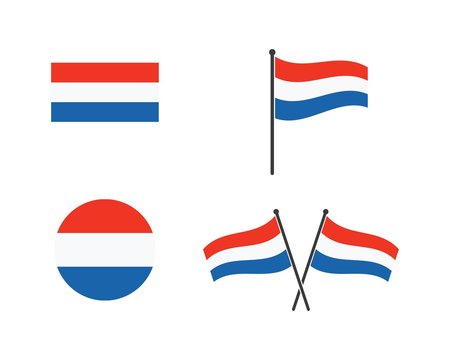 netherland flag vector illustration design