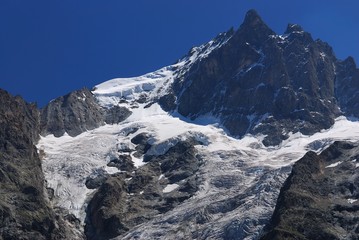 Glacier de la Meije, massif des Ecrins, France