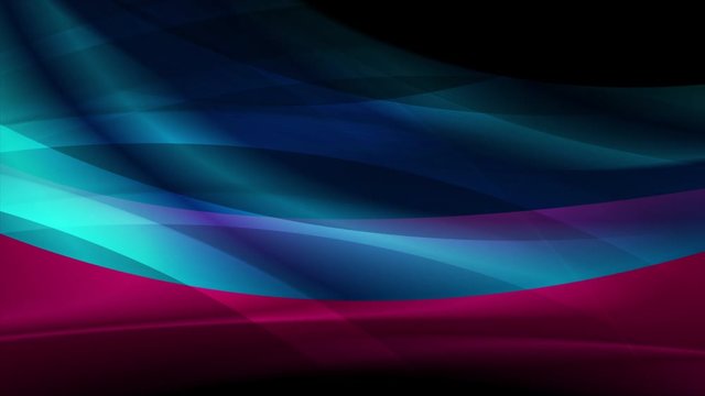 Abstract blue and purple liquid flowing glossy waves background. Smooth dynamic wavy motion graphic design. Seamless looping. Video animation Ultra HD 4K 3840x2160