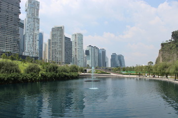 Fototapeta premium sztuczne jezioro