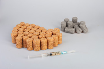 An abstract image reflecting the concept of the need for vaccination.