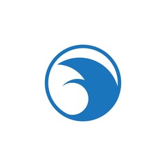 Water Wave Icon Logo