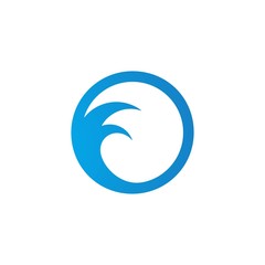 Water Wave Icon Logo