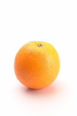 Fresh orange on white background,isolated