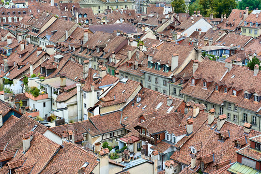 Switzerland, Canton of Bern, Bern, city view