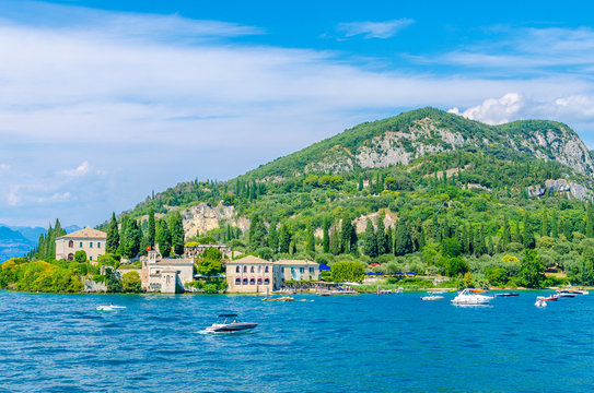 Italy, Veneto, Punta san Vigilio, Lake Garda