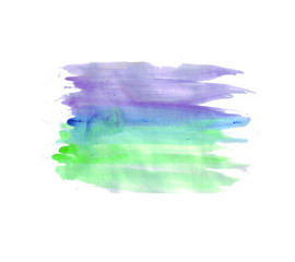 green blue purple stripes on a white background
