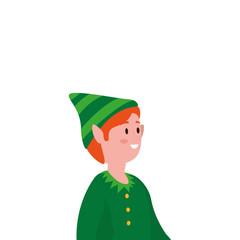 elf character fairytale isolated icon vector illustration design