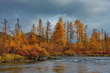 Russia. Western Sayan mountains, South of Krasnoyarsk territory. Lake Light in the natural Park Ergaki (translated from Turkic - 