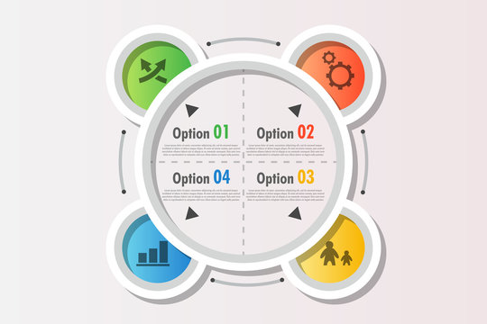 4 Options Infographic Layout 