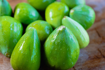 Fig - fresh figs close-up on cutting board