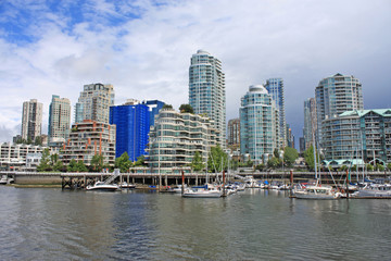 Obraz na płótnie Canvas Vancouver from Granville Island, Canada