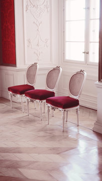 Row of chairs indoors