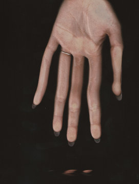 Close up of woman's hand