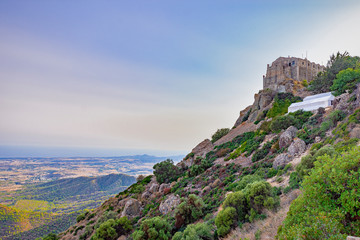 Fototapeta na wymiar cypr zachód krajobraz