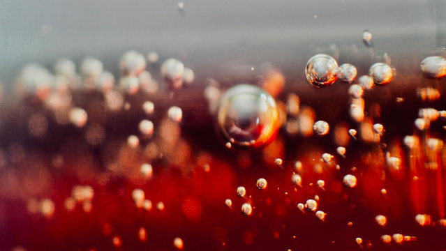 Close up of bubbles