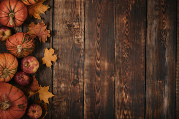 Thanksgiving background. Autumn harvest