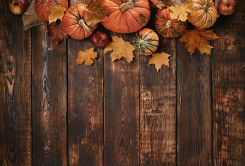 Thanksgiving background. Autumn harvest