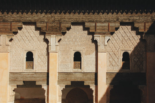 Exterior view of Ben Youssef Madrasa, Morocco