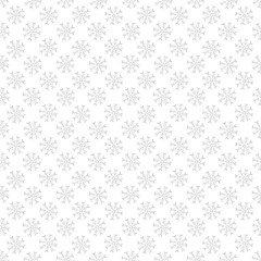 Snowflakes simplicity pattern. Winter background in grey color.